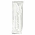 Razoredge Three-Piece Cutlery Kit, White - Polypropylene - Fork- Knife -Teaspoon RA3194254